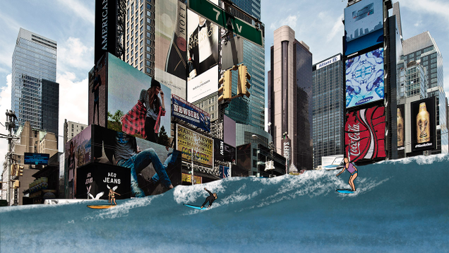Illustration for article titled We Hired An Artist To Depict How Climate Change Would Alter New York City, And Unfortunately He Made It Look Kinda Badass